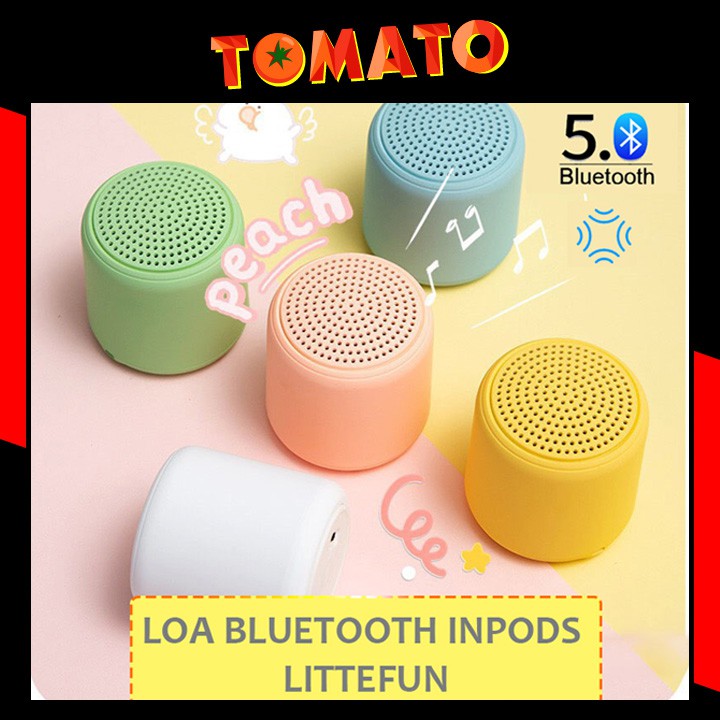 Loa Bluetooth Mini Inpods TWS cầm tay Bluetooth kết nối hai loa cùng lúc hiện đại (Bảo Hành 3 Tháng ) - Phụ Kiện Tomato