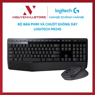 Bộ bàn phím và chuột không dây Logitech MK345 - Hàng Chính Hãng