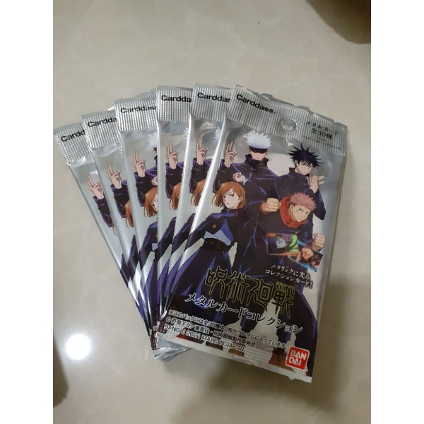 THẺ NHÂN PHẨM JJK- CLEAR / METAL CARD Jujutsu Kaisen vol1/ Pack nhân phẩm Jujutsu Kaisen