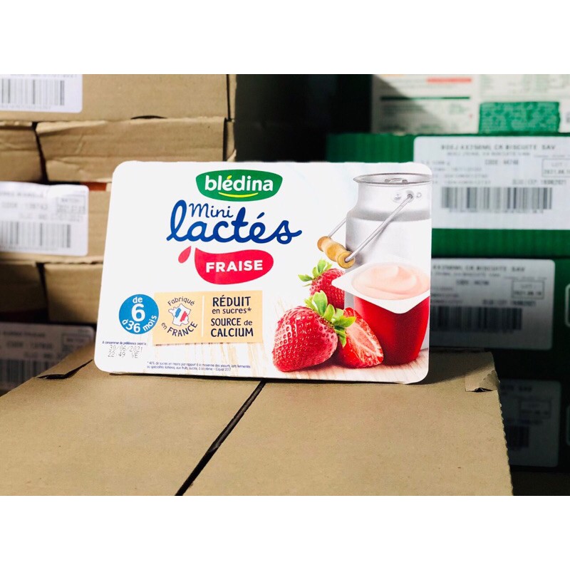 SỮA CHUA BLEDINA PHÁP vỉ 6hx55g date 10/2024