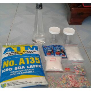Bộ nguyên liệu làm slime
