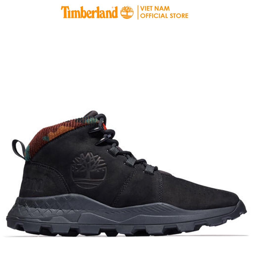 Timberland Giày Thể Thao Nam Brooklyn City Mid - Black Nubuck W Camo - TB0A2GDV