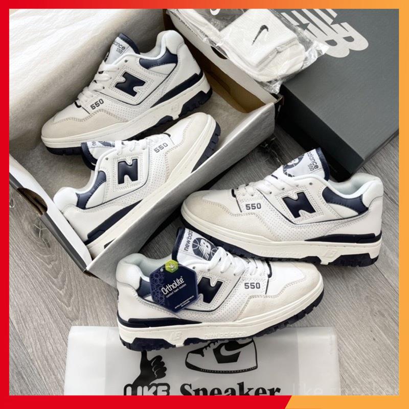 Giày Thể Thao 🥝Full Box Bảo Vệ🥝 Giày NB 550 Xanh Than Nam Nữ Chất Liệu Cao Cấp MSP 01989 MSP65035