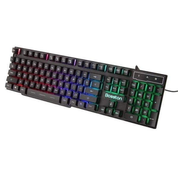 Bàn phím giả cơ Bosston G803 Led 7 màu Sale