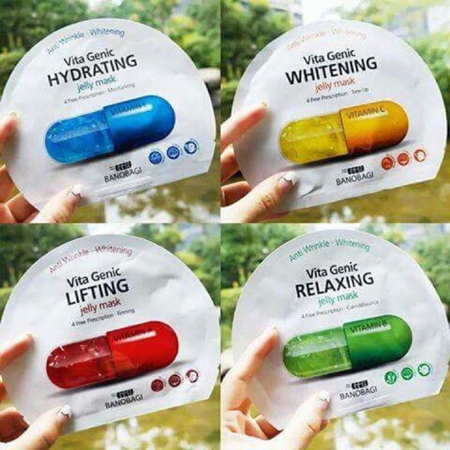 Mặt Nạ viên thuốc Vita Genic đủ màu