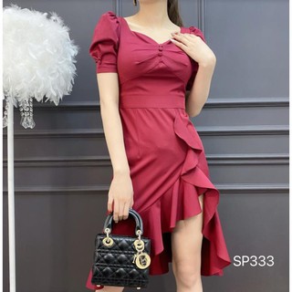 KEMI  Váy xẻ đuôi cá, đầm body nữ sang trọng thanh lịch SP333