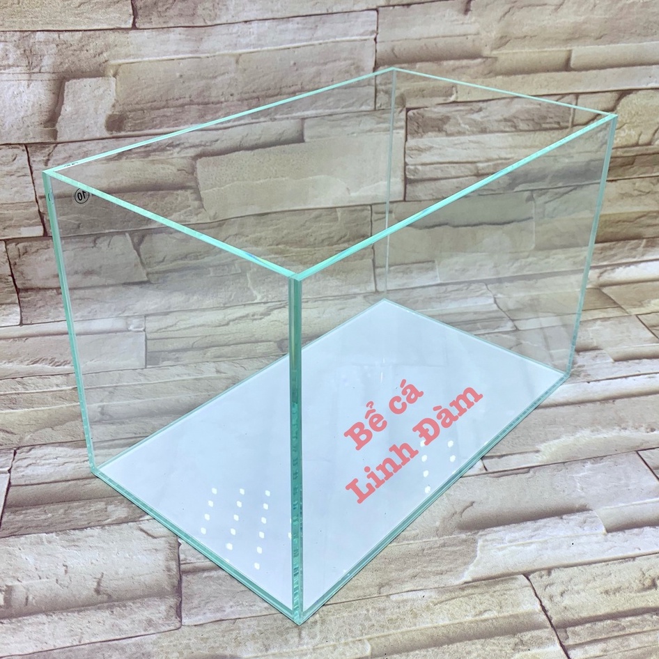 Bộ bể cá cảnh mini siêu trong dài 30cm- Bể cá thủy sinh để bàn