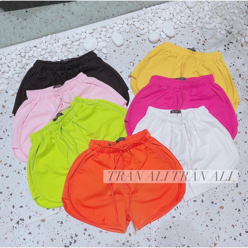 Quần đùi nữ chạy viền lưng thun chất vải thun Cotton Free Size dưới 55kg dành cho nữ cá tính sexy