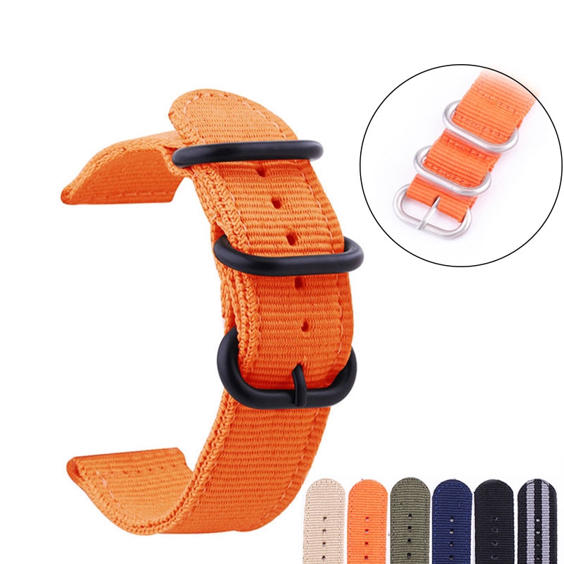 18 20 22 24mm Nylon Watch Strap Watch Accessories High Quality Watch Band Watchbands
