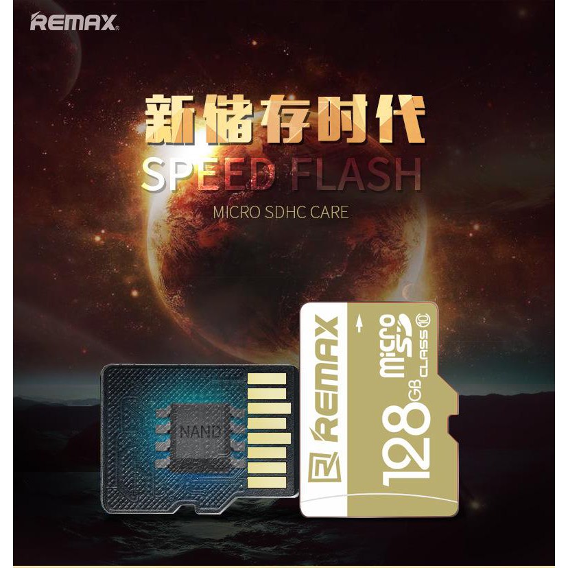 Thẻ nhớ microSDHC Remax 32GB Class 10 80MB/s (Đen) - Bảo hành 5 năm