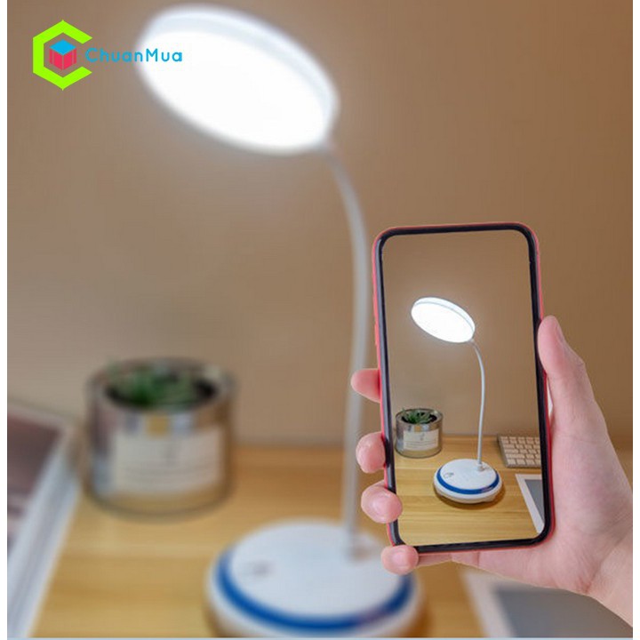 Đèn Led Để Bàn Đọc Sách Tích Điện Reading Lamp ( Học Sinh Gấp gọn Không Ánh Sáng Xanh Chống Cận Thị Mắt Đỡ Điện Thoại )