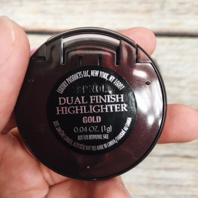 Phấn Highlighter Lancome Màu Gold Minisize Dual Finish Highlighter | BigBuy360 - bigbuy360.vn