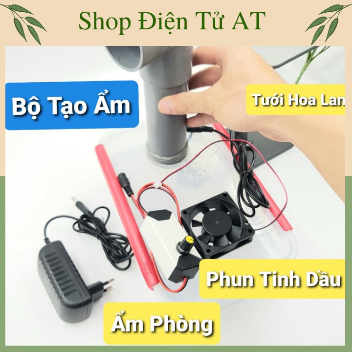 Bộ combo chế phun sương, tạo ẩm, làm đẹp hòn non bộ, buồng khử khuẩn.