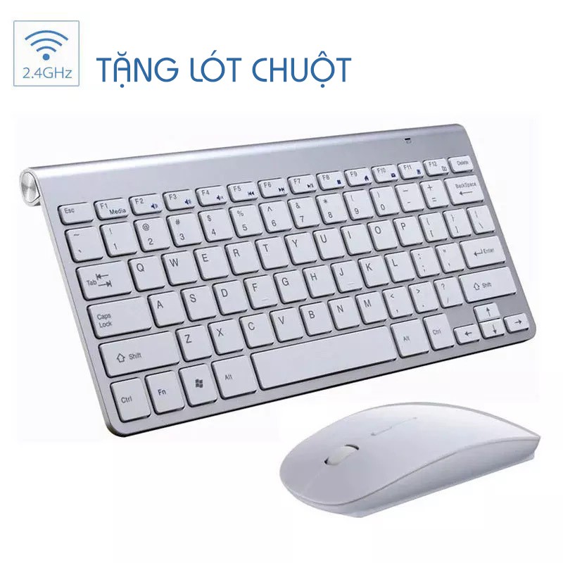 Combo Bàn Phím Không Dây, Chuột Không Dây Siêu Mỏng KB108 2.4G Tương Thích Đa Thiết Bị Laptop,Máy để bàn, Smart TV