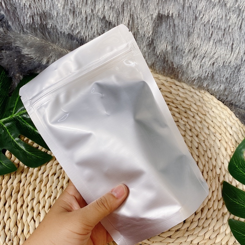 1KG túi Zip bạc đủ size đựng khô, hoa quả sấy, đựng bột