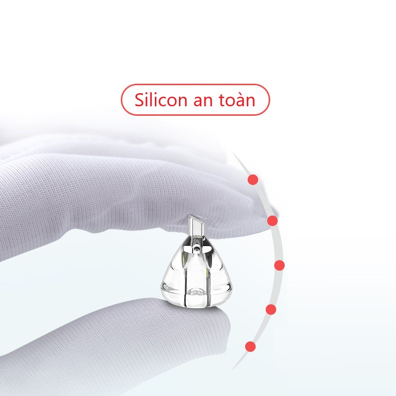 Hút Mũi Silicon Đầu Mềm Cho Bé/ Hút Mũi Dây silicon Tự Điều Chỉnh Lực Hút Cho Bé