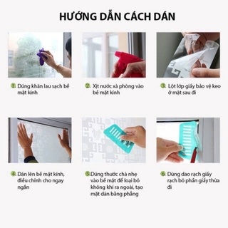 Giấy Dán Kính Cát Mờ, Decal Dán Kính Mờ Văn Phòng