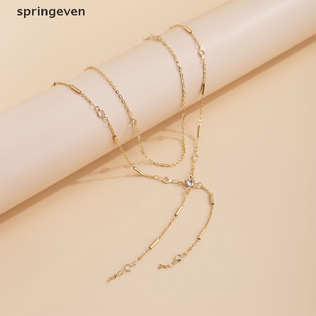 Dây Xích Đeo Hông Đính Hạt Phong Cách Vintage Thời Trang Cho Nữ Y2K