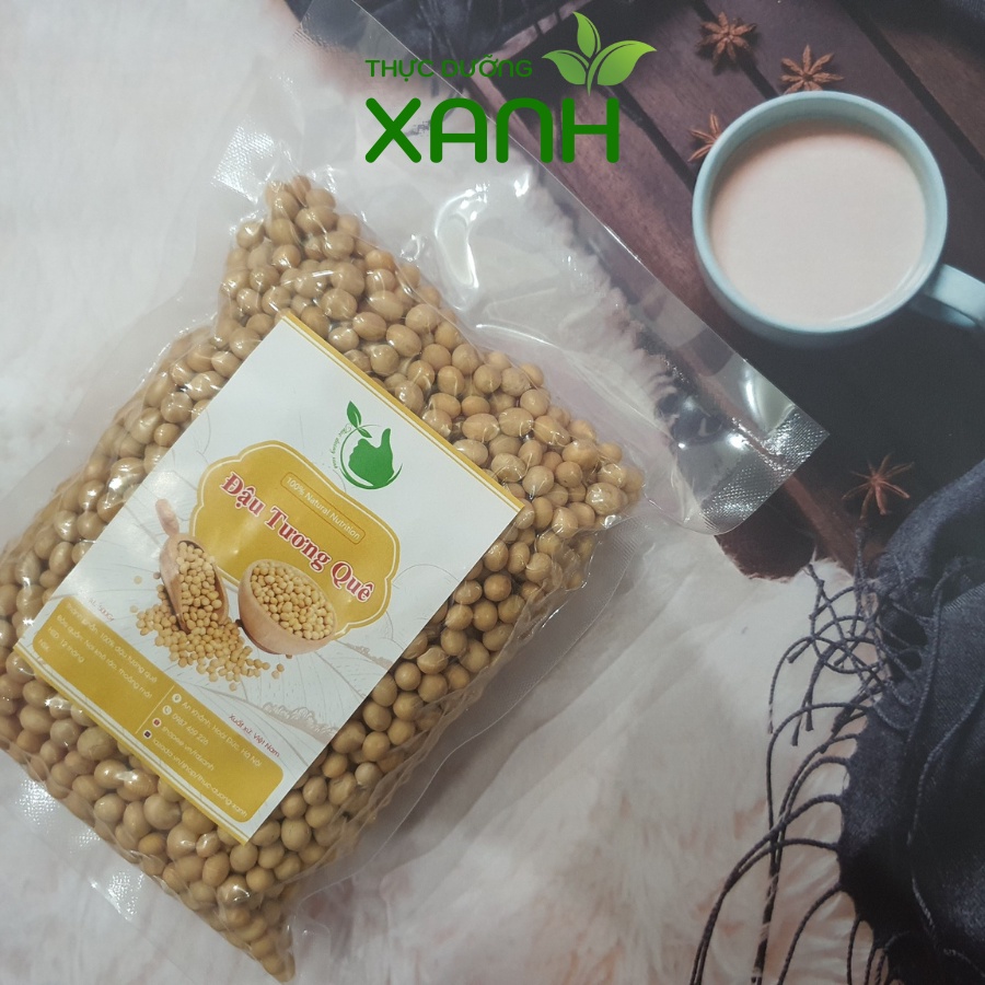 500Gr Đậu Tương Quê  Làm Sữa Hạt - Thực Dưỡng Xanh