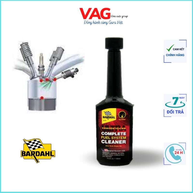 Dung Dịch vệ sinh Buồng Đốt, Kim phun Cho động cơ Xăng Chính Hãng BARDAHL 148 mm cho 1 bình xăng 60L