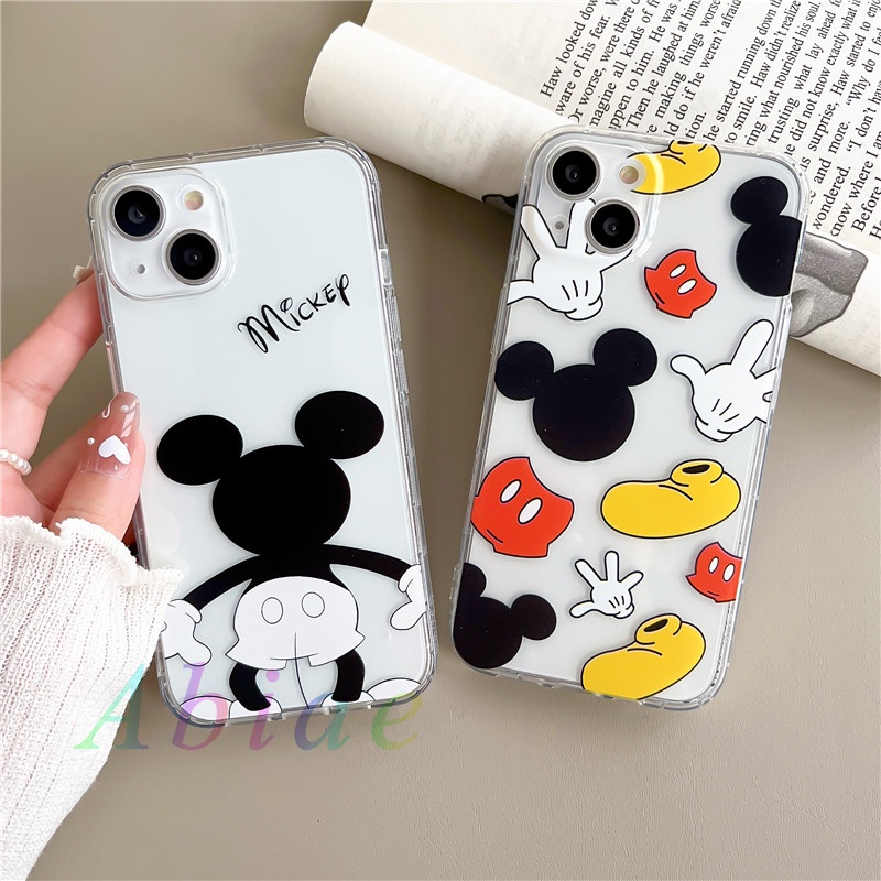 Ốp Điện Thoại Mềm Hình Mickey Cho iphone 7 8 x xr xsmax 11 pro max 7plus 8plus 12/13promax