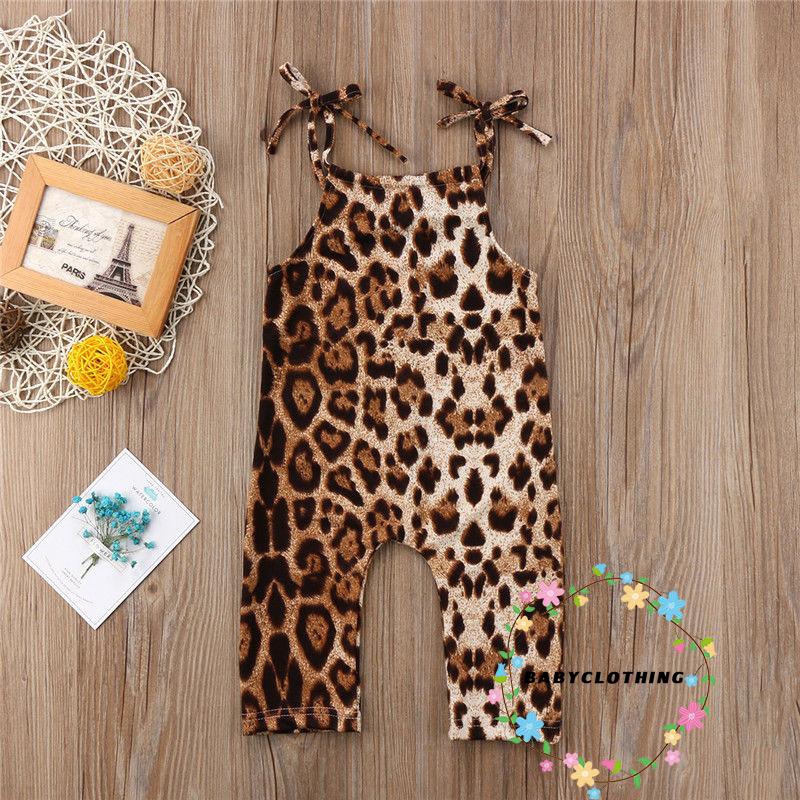 Bodysuit Họa Tiết Da Báo Cho Bé Gái