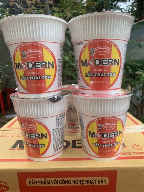 COMBO 2 CỐC MÌ MODERN LẨU THÁI TÔM 67g | BigBuy360 - bigbuy360.vn