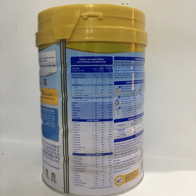 Sữa Metacare Grow 2 +  Mẫu Mới - lon 850g date: 05/2025