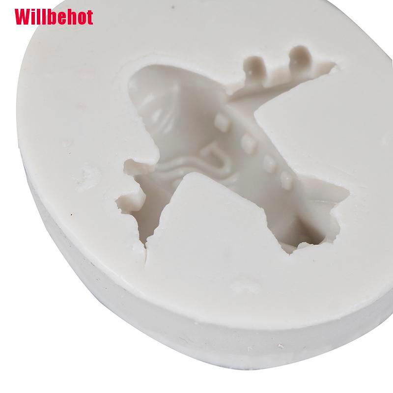 Khuôn Làm Bánh Chất Liệu Silicone Hình Máy Bay Mini