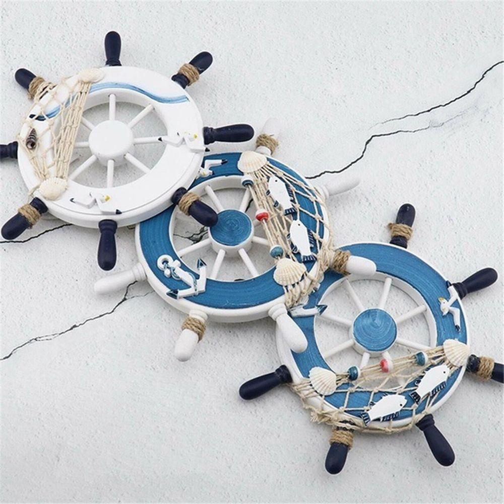 Thuyền Gỗ Treo Trang Trí Phong Cách Vintage 9 Inch