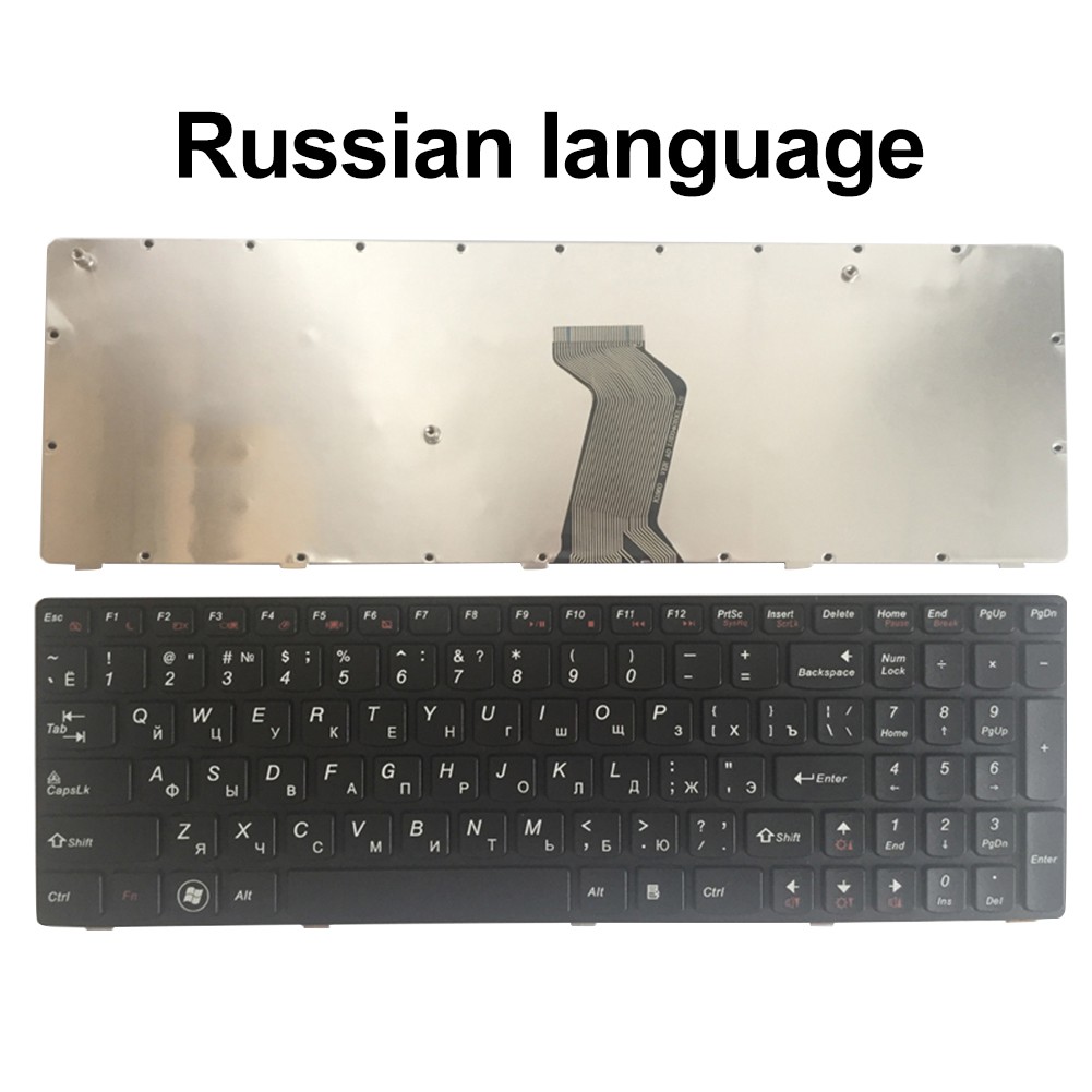 Bàn Phím Thay Thế Us / Ru Cho Laptop Lenovo V570 V570c V575 Z570 Z575 B570 B590