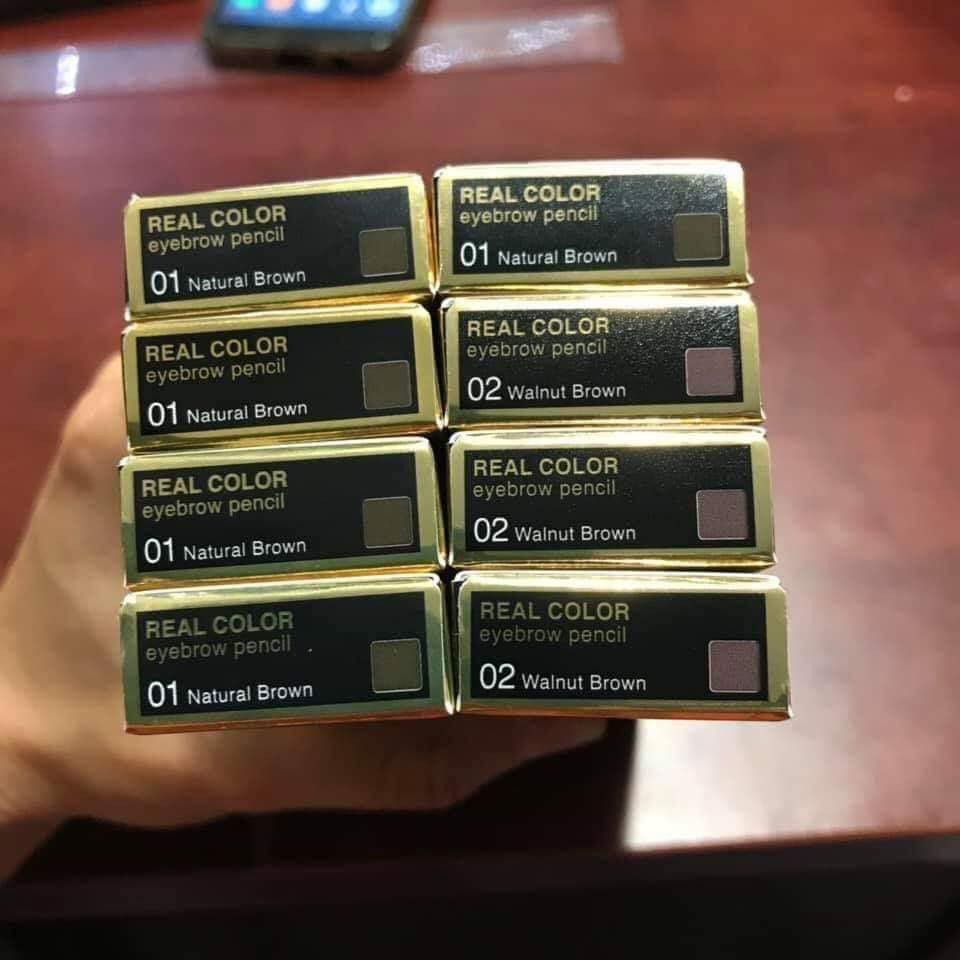 Chì kẻ mày Ohui Real color eyebrow pencil Fullsize | BigBuy360 - bigbuy360.vn