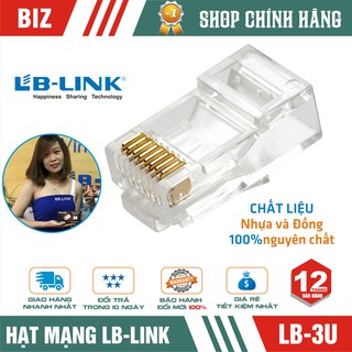 Hạt mạng LB-LINK Cat5e RJ45 3U 100 hạt/1 hộp - Chính hãng