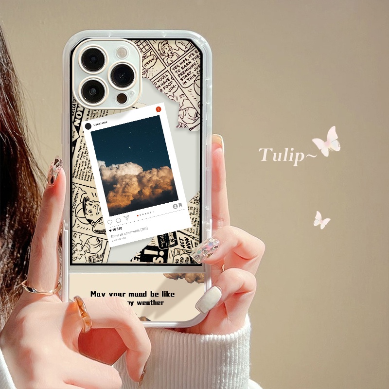 Ốp Điện Thoại Silicon Mềm Trong Suốt Chống Sốc Có Giá Đỡ Cho IPhone 13 12 11 Pro MAX SE 2020 6 6S 7 8 Plus X XS XR MAX