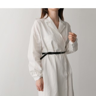 🌸 Váy sơ mi vạt lệch (kèm belt)