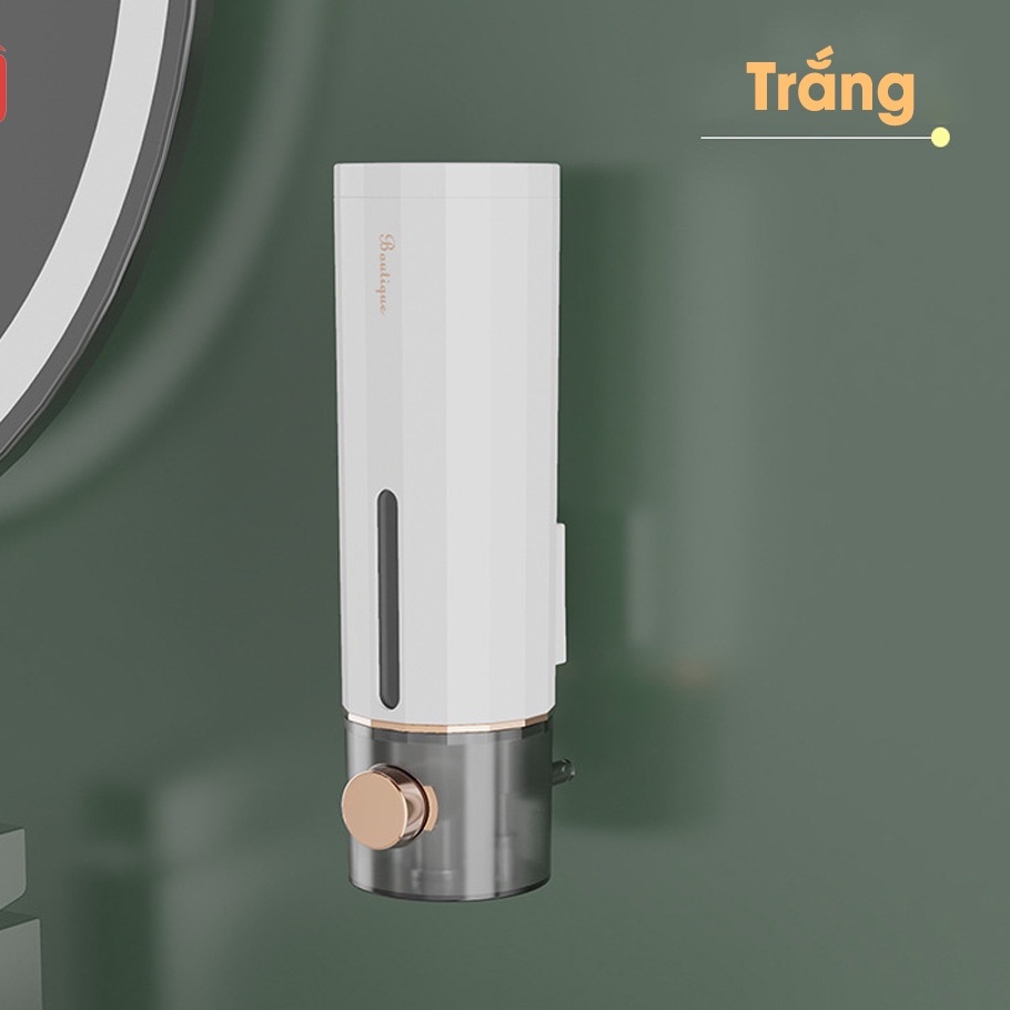 Hộp Đựng Nước Rửa Tay, Dầu Gội Đầu - Bình Đựng Sữa Tắm Đa Năng Gắn Tường Cho Phòng Tắm Nhà Vệ Sinh