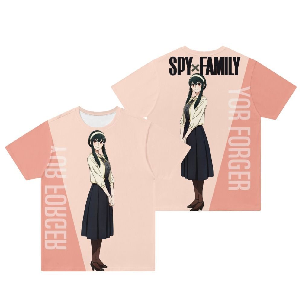 Áo Thun Tay Ngắn In Hình SPY X FAMILY 3D Thời Trang