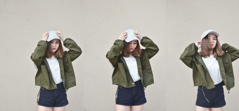 Áo khoác kaki nón xám | BigBuy360 - bigbuy360.vn