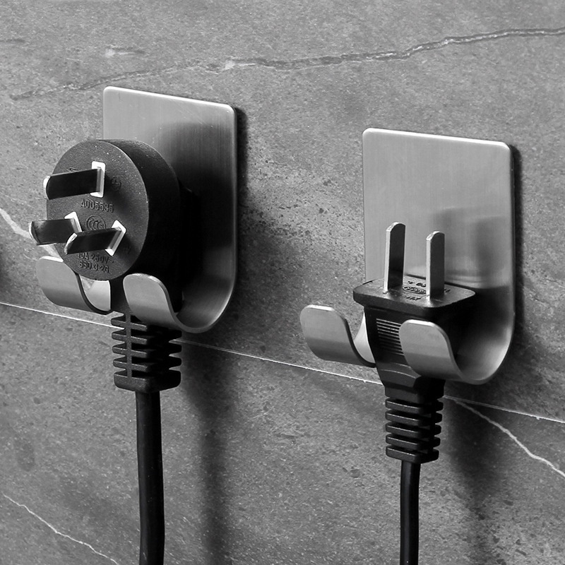 Set 2 giá đỡ dao cạo râu gắn tường không cần đục lỗ thiết kế nhỏ gọn và tiện dụng