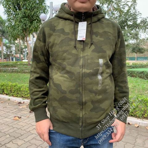 [Auth chuẩn bill có sẵn] ÁO NỈ LÓT LÔNG CỪU NAM UNIQLO- NHẬT BẢN