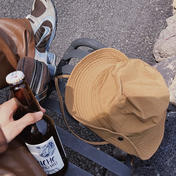 Nón mũ tai bèo cao bồi phối dây rút thời trang unisex nam nữ