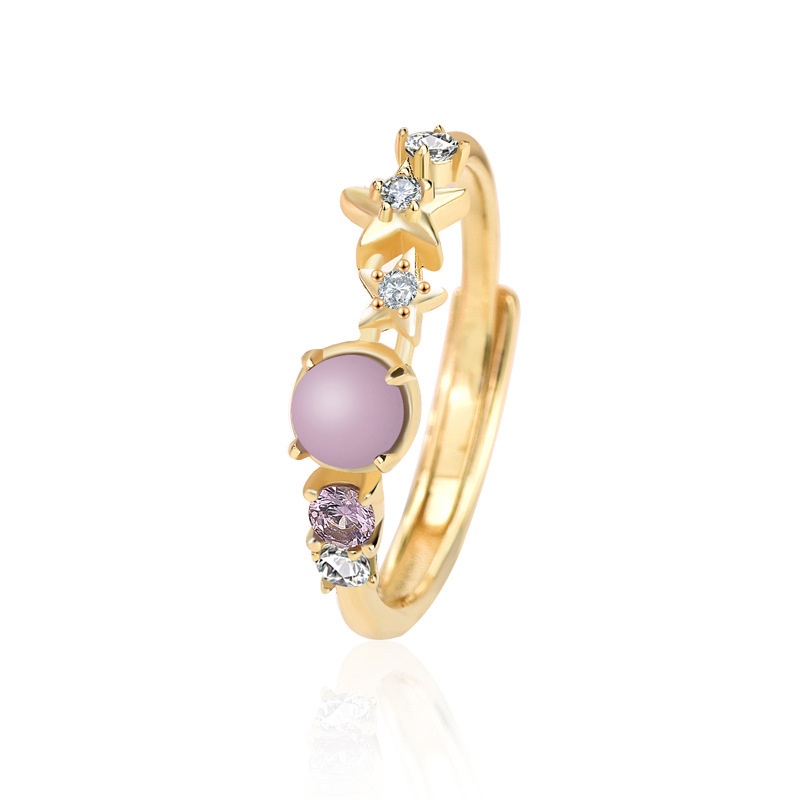 Nhẫn bạc 925 hở hình dạng công chúa Cinderella