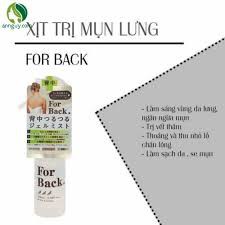 Chai Xịt Giảm Mụn Lưng  For Back 100ml