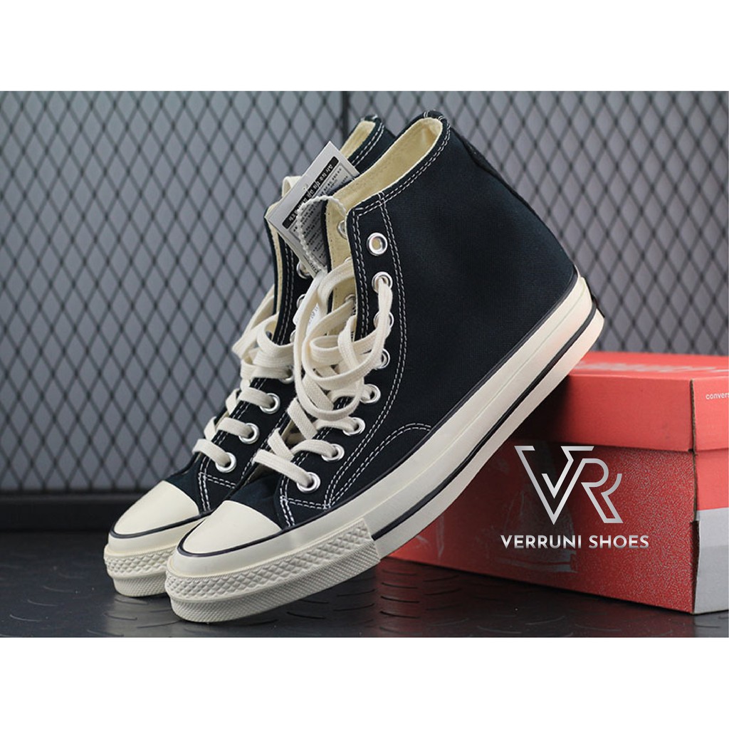 Bản Cao Cấp Giày Sneaker CV Chuck Taylor 1970s Màu Đen Cổ Cao | BigBuy360 - bigbuy360.vn