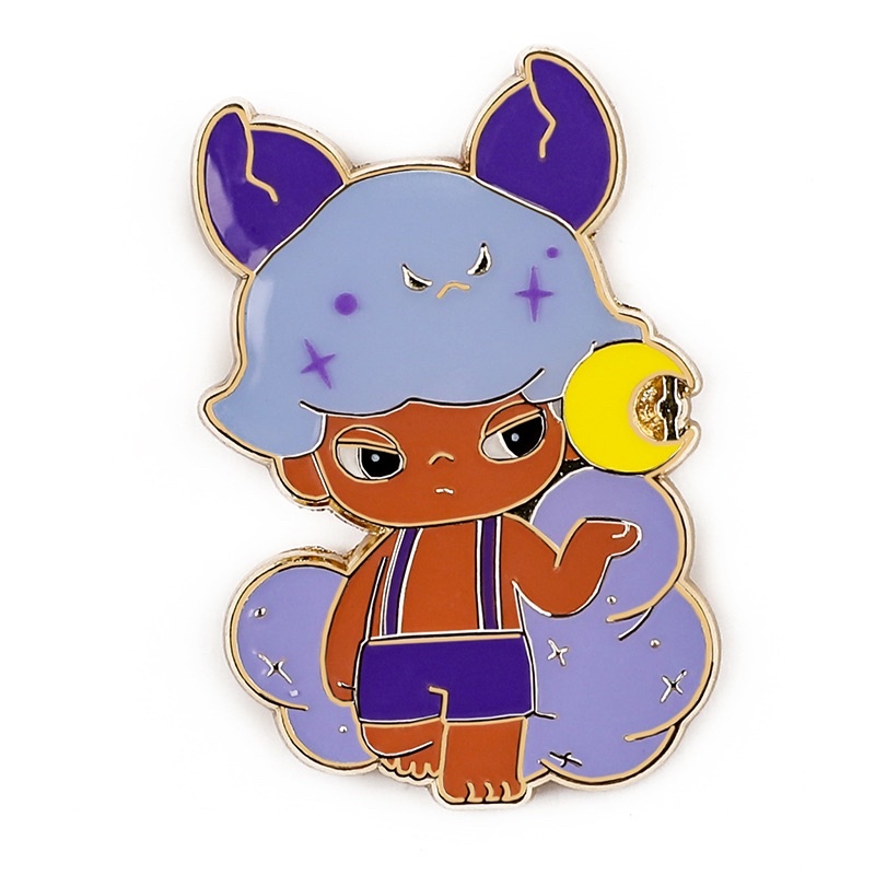 Huy hiệu DIMOO Mystery Pin set phiên bản 12 cung hoàng đạo The Zodiac Series Pop Mart