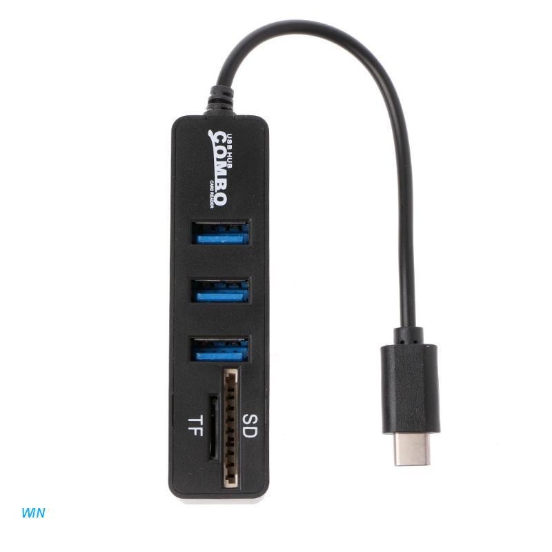 Bộ Chia 3 Cổng USB 2.0 Tốc Độ Cao Tích Hợp Đầu Đọc Thẻ Nhớ