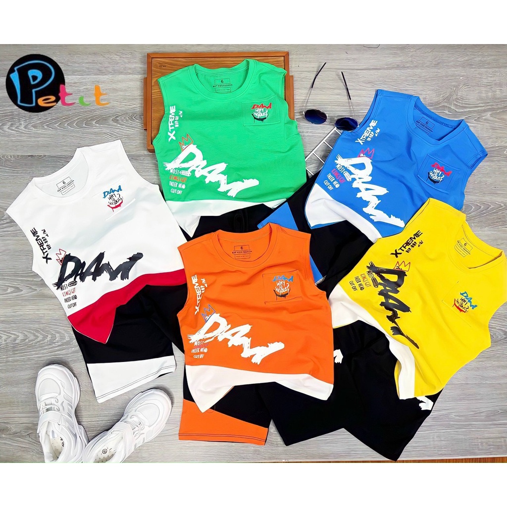 ✔️ĐỒ BỘ BÉ TRAI SÁT NÁCH SIÊU NGẦU