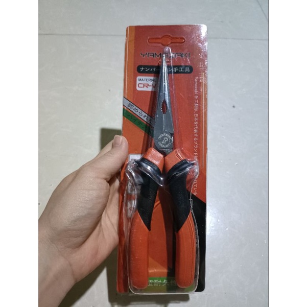 Kìm 8in Cắt Điện Nhọn Chính Hãng Hiệu YAMAZAKI Hàng Cao Cấp Loại 1