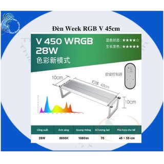 Đèn week raptor WRBG chuyên dụng cho hồ thủy sinh -đèn hồ cá giúp cây lên màu đẹp week
