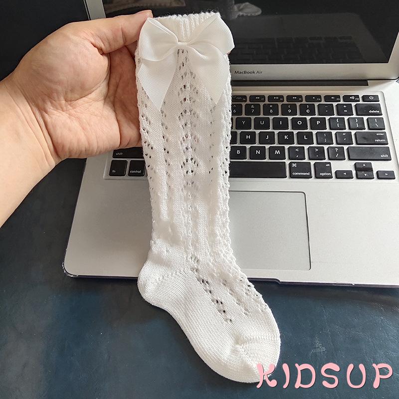Vớ cotton đính nơ xinh xắn cho bé gái